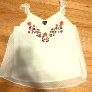 EUC Flowy Torrid Tank. TORRID SIZE 1